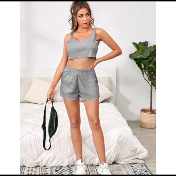 SHEIN Grey Lounge Set - Picture 3 of 10
